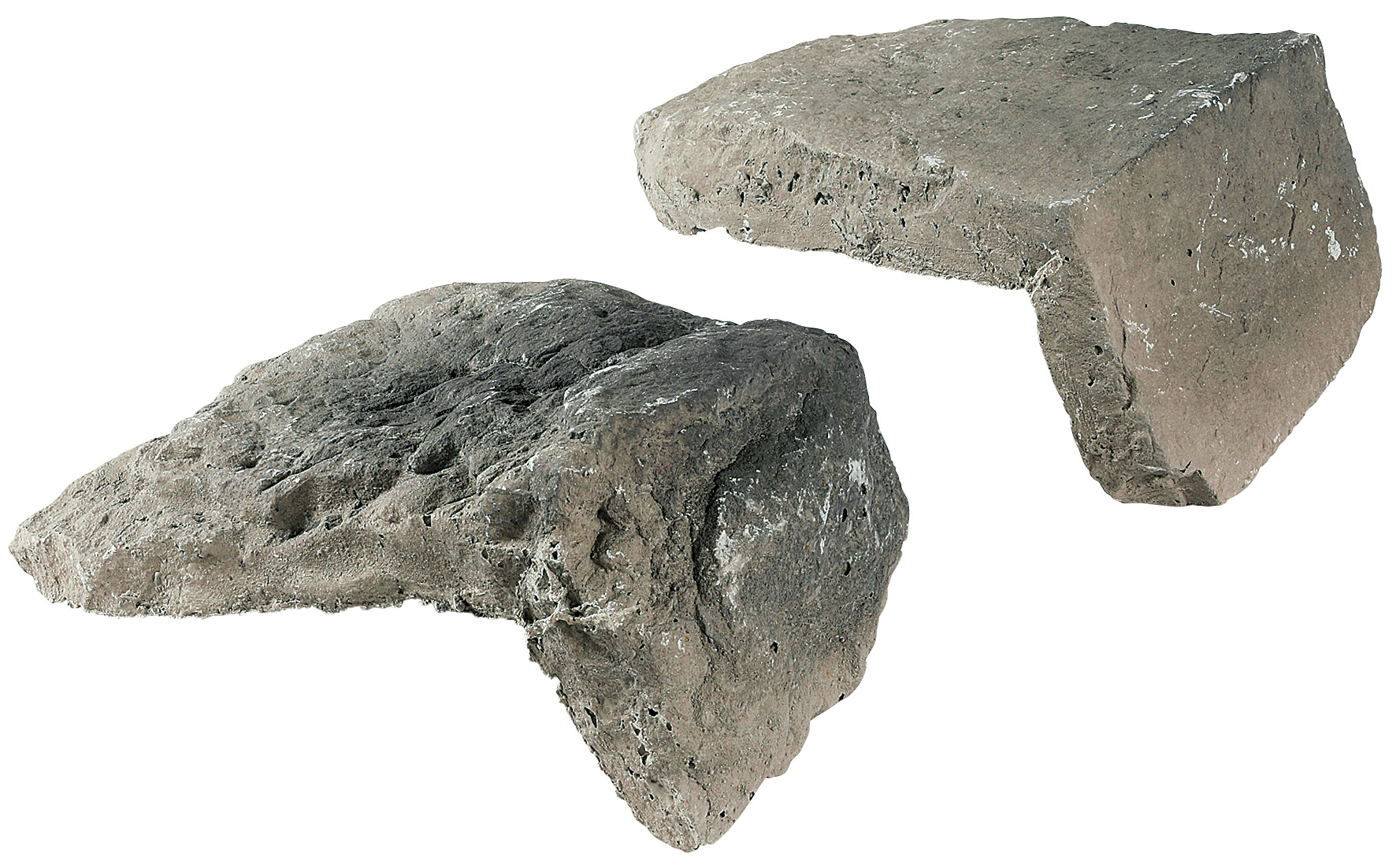 テンペストロック　グレーMIX　コーナー 【出隅役物｜セメント系人造石｜乱形】